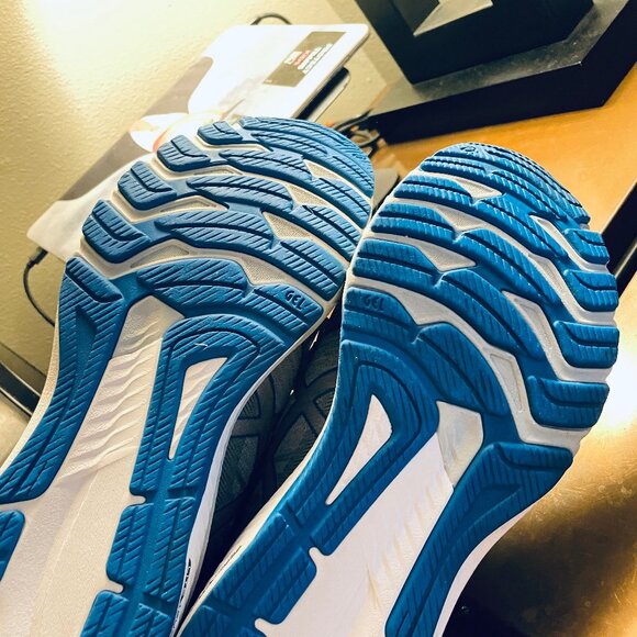 Excellent ASICS Men's GT-2000 10 Sheet Rock / Electric Blue 11 US 45 EUR 10 UK - Picture 7 of 7